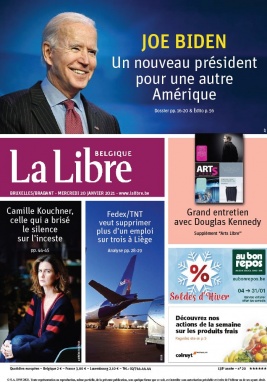 La Libre Belgique N°20210120 du 20 janvier 2021 à télécharger sur iPad