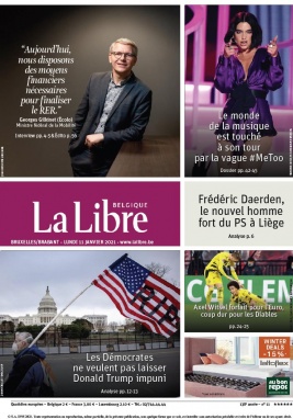La Libre Belgique N°20210111 du 11 janvier 2021 à télécharger sur iPad
