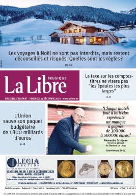 La Libre Belgique N°20201211 du 11 décembre 2020 à télécharger sur iPad