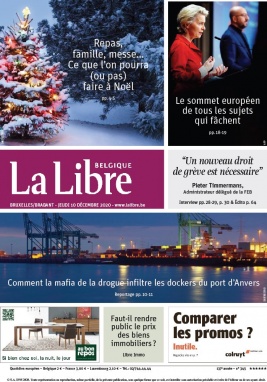 La Libre Belgique N°20201210 du 10 décembre 2020 à télécharger sur iPad