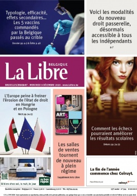 La Libre Belgique N°20201209 du 09 décembre 2020 à télécharger sur iPad