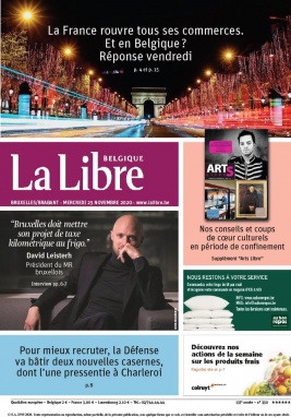 La Libre Belgique N°20201125 du 25 novembre 2020 à télécharger sur iPad
