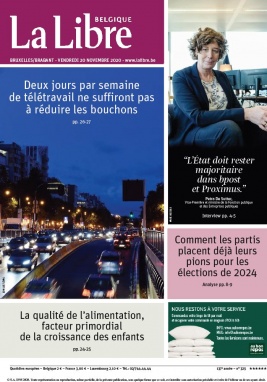 La Libre Belgique N°20201120 du 20 novembre 2020 à télécharger sur iPad