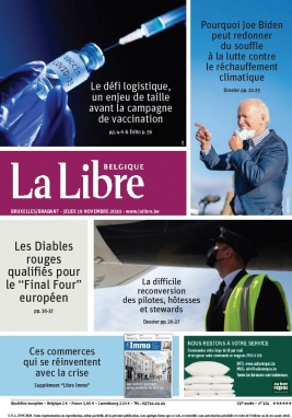 La Libre Belgique N°20201119 du 19 novembre 2020 à télécharger sur iPad