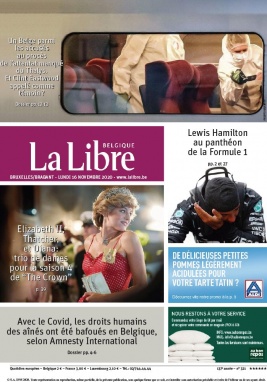 La Libre Belgique N°20201116 du 16 novembre 2020 à télécharger sur iPad