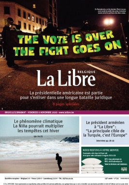 La Libre Belgique N°20201106 du 06 novembre 2020 à télécharger sur iPad