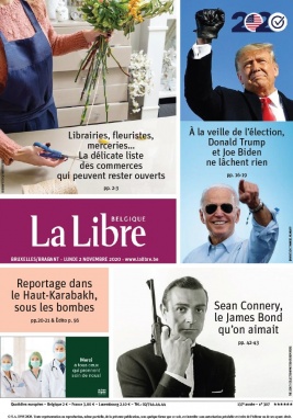La Libre Belgique N°20201102 du 02 novembre 2020 à télécharger sur iPad