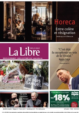 La Libre Belgique N°20201019 du 19 octobre 2020 à télécharger sur iPad