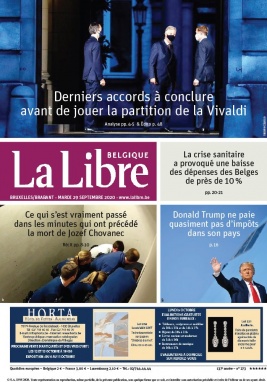 La Libre Belgique N°20200929 du 29 septembre 2020 à télécharger sur iPad