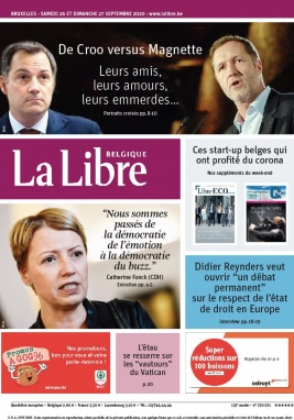 La Libre Belgique N°20200926 du 26 septembre 2020 à télécharger sur iPad