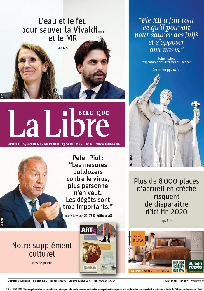 La Libre Belgique 23 septembre 2020 Abonnement La Libre Belgique Pas Cher avec le BOUQUET ePresse.fr