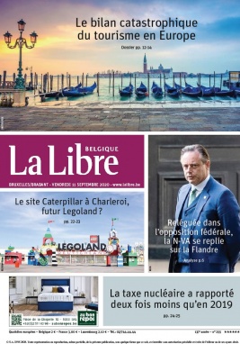 La Libre Belgique N°20200911 du 11 septembre 2020 à télécharger sur iPad