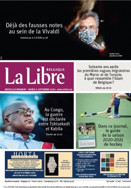 La Libre Belgique N°20200908 du 08 septembre 2020 à télécharger sur iPad