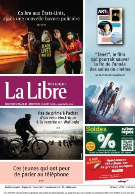 La Libre Belgique N°20200826 du 26 août 2020 à télécharger sur iPad