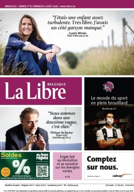 La Libre Belgique N°20200801 du 01 août 2020 à télécharger sur iPad