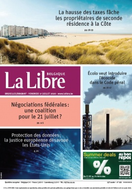 La Libre Belgique N°20200717 du 17 juillet 2020 à télécharger sur iPad