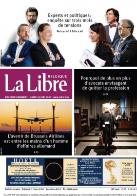 La Libre Belgique N°20200623 du 23 juin 2020 à télécharger sur iPad