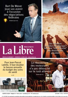 La Libre Belgique N°20200612 du 12 juin 2020 à télécharger sur iPad