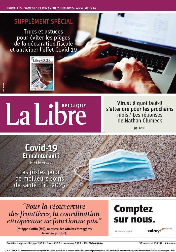 La Libre Belgique 06 juin 2020 Abonnement La Libre Belgique Pas Cher avec le BOUQUET ePresse.fr