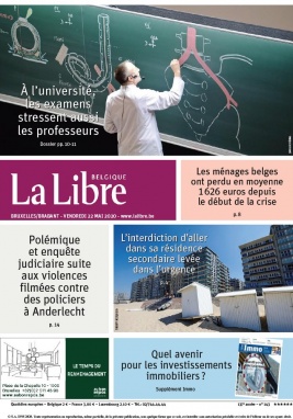 La Libre Belgique N°20200522 du 22 mai 2020 à télécharger sur iPad