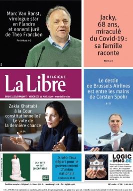La Libre Belgique N°20200515 du 15 mai 2020 à télécharger sur iPad