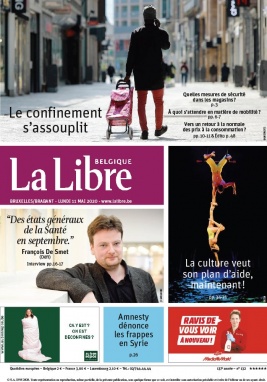La Libre Belgique N°20200511 du 11 mai 2020 à télécharger sur iPad