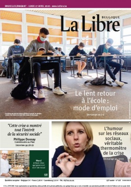 La Libre Belgique N°20200427 du 27 avril 2020 à télécharger sur iPad