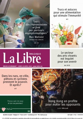 La Libre Belgique N°20200420 du 20 avril 2020 à télécharger sur iPad