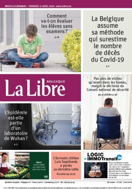 La Libre Belgique N°20200417 du 17 avril 2020 à télécharger sur iPad