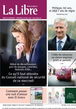 La Libre Belgique N°20200415 du 15 avril 2020 à télécharger sur iPad