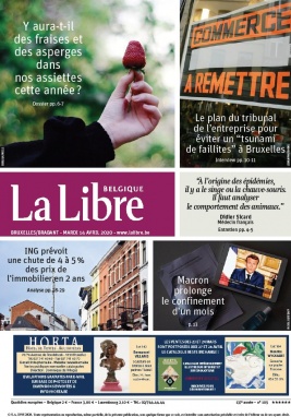 La Libre Belgique N°20200414 du 14 avril 2020 à télécharger sur iPad