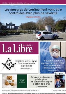 La Libre Belgique N°20200328 du 28 mars 2020 à télécharger sur iPad
