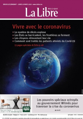 La Libre Belgique N°20200316 du 16 mars 2020 à télécharger sur iPad