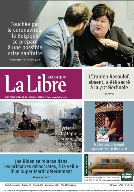La Libre Belgique N°20200302 du 02 mars 2020 à télécharger sur iPad