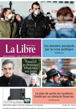 La Libre Belgique N°20200224 du 24 février 2020 à télécharger sur iPad