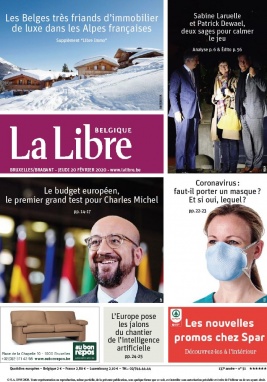 La Libre Belgique N°20200220 du 20 février 2020 à télécharger sur iPad