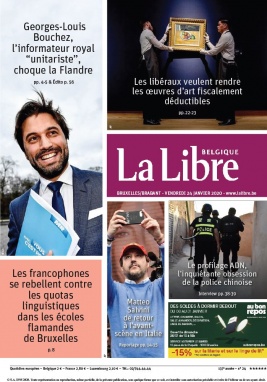 La Libre Belgique N°20200124 du 24 janvier 2020 à télécharger sur iPad