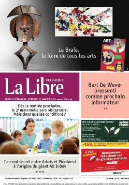La Libre Belgique N°20200122 du 22 janvier 2020 à télécharger sur iPad