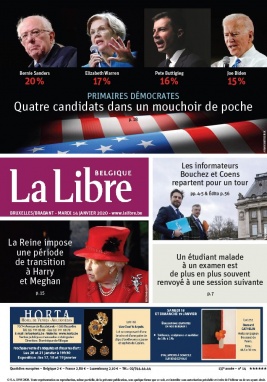 La Libre Belgique N°20200114 du 14 janvier 2020 à télécharger sur iPad