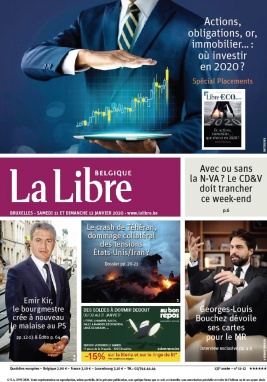 La Libre Belgique N°20200111 du 11 janvier 2020 à télécharger sur iPad