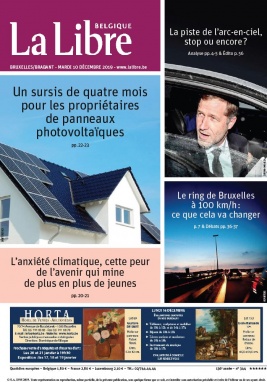 La Libre Belgique N°20191210 du 10 décembre 2019 à télécharger sur iPad