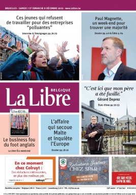 La Libre Belgique N°20191207 du 07 décembre 2019 à télécharger sur iPad