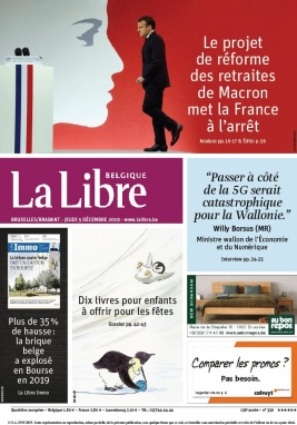 La Libre Belgique N°20191205 du 05 décembre 2019 à télécharger sur iPad