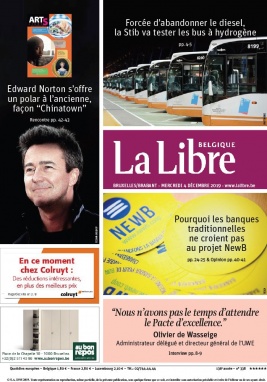 La Libre Belgique N°20191204 du 04 décembre 2019 à télécharger sur iPad