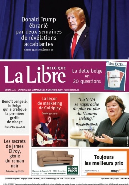 La Libre Belgique N°20191123 du 23 novembre 2019 à télécharger sur iPad