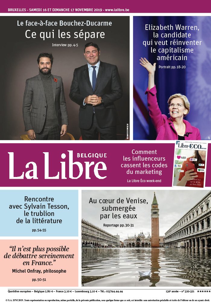 La Libre Belgique 16 novembre 2019 Abonnement La Libre Belgique Pas Cher avec le BOUQUET ePresse.fr