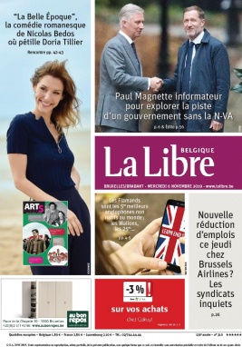 La Libre Belgique N°20191106 du 06 novembre 2019 à télécharger sur iPad