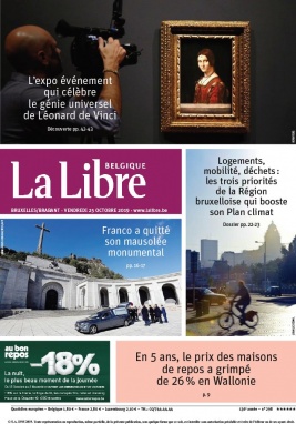 La Libre Belgique N°20191025 du 25 octobre 2019 à télécharger sur iPad