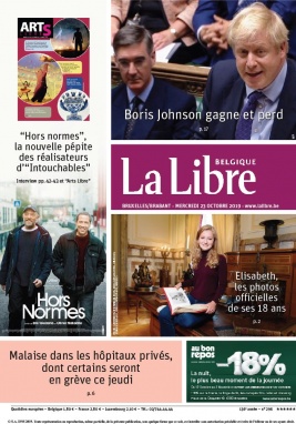 La Libre Belgique N°20191023 du 23 octobre 2019 à télécharger sur iPad