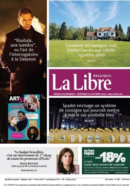 La Libre Belgique N°20191016 du 16 octobre 2019 à télécharger sur iPad